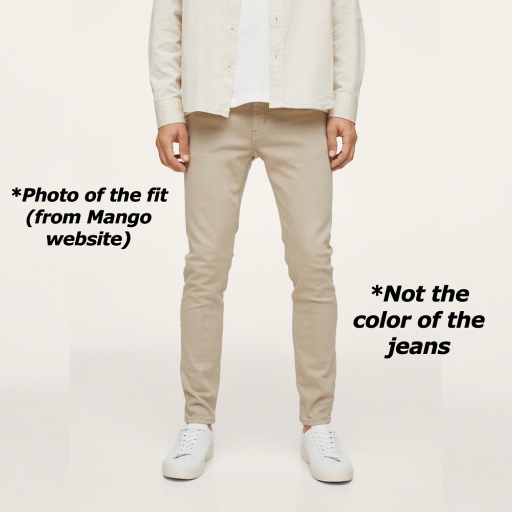 MNG MANGO MAN stretch mens denim jeans | 30W - Picture 8 of 8